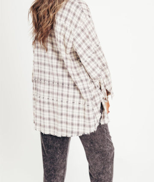 Flanella™ Camisa - Lavada Oversized