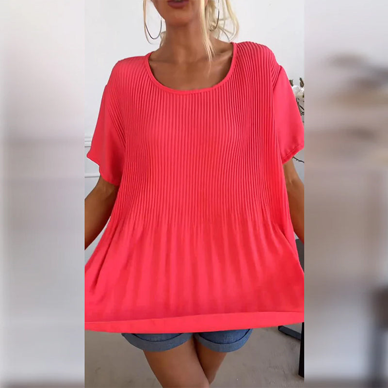 Elin™ Blusa Plissada