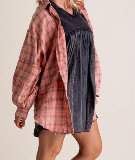 Flanella™ Camisa - Lavada Oversized