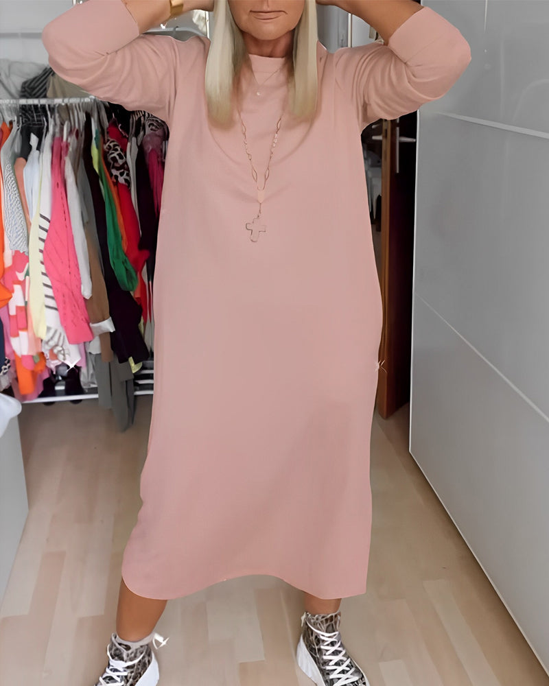 Elira™ Vestido casual com camisola