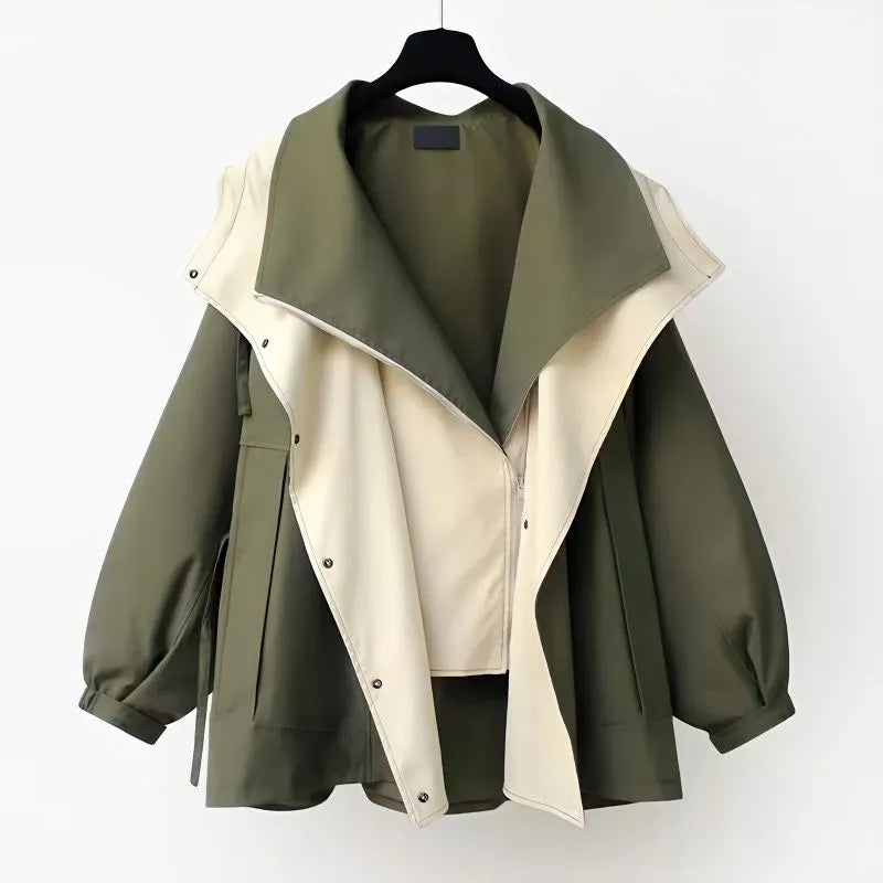 Lilian™ Trench Coat Estiloso Resistente à Água