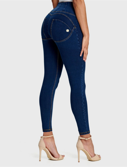 Rosalia™ Alta Cintura Calças Denim