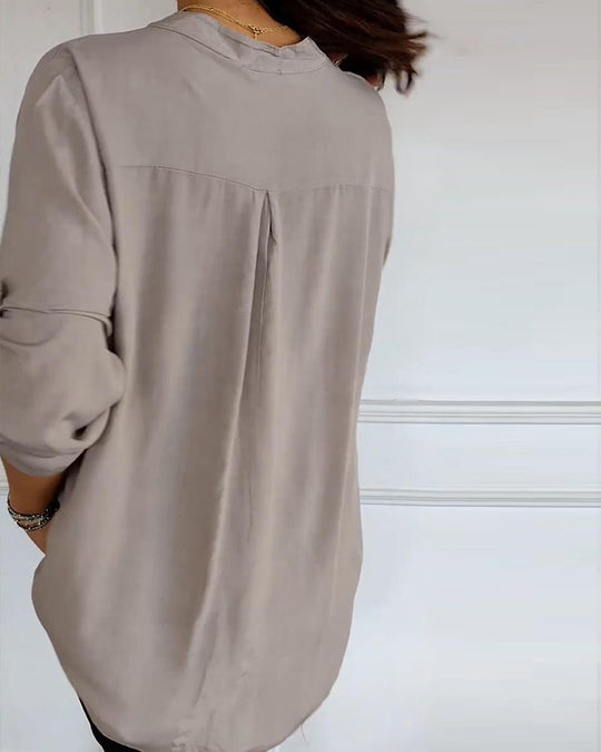 Marise™ Blusa elegante de algodão