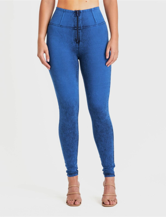 Rosalia™ Alta Cintura Calças Denim