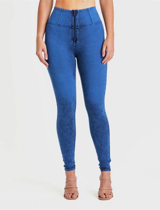 Rosalia™ Alta Cintura Calças Denim