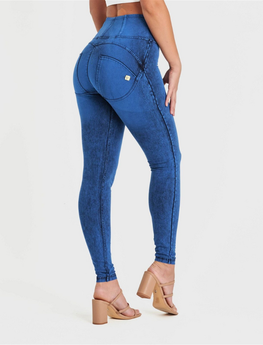 Rosalia™ Alta Cintura Calças Denim