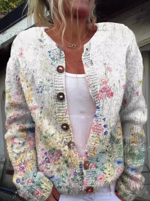 Irma™ Cardigan com padrão floral