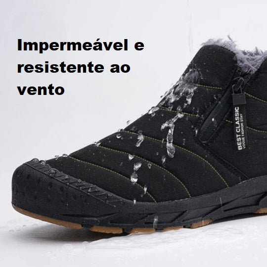 Jalo Pro™ Botas de neve antiderrapantes e impermeáveis com forro em pele sintética