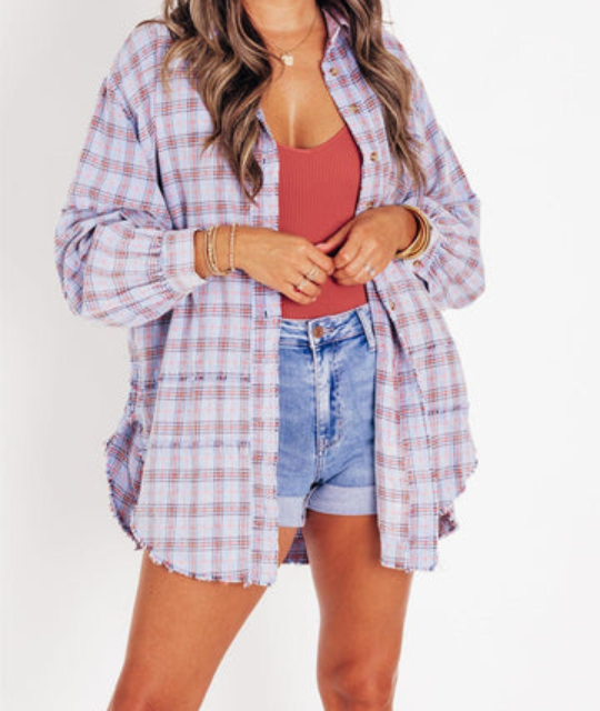 Flanella™ Camisa - Lavada Oversized