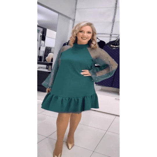 Liora™ Vestido elegante em malha