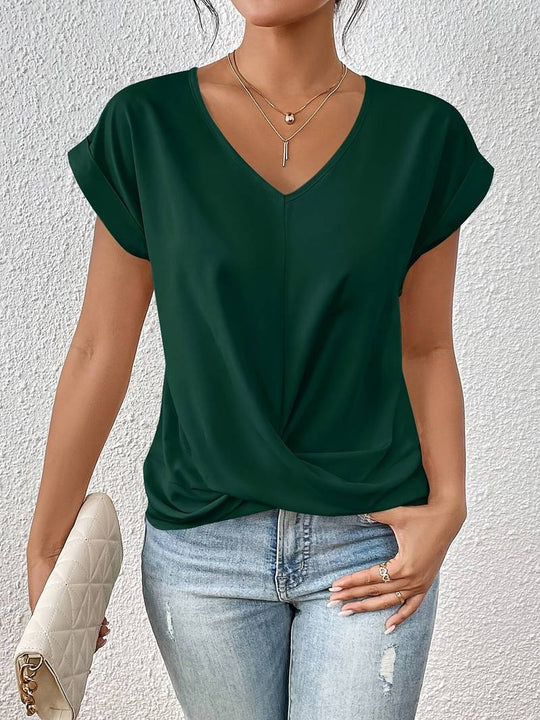 Tiziana™ Camiseta casual com mangas curtas