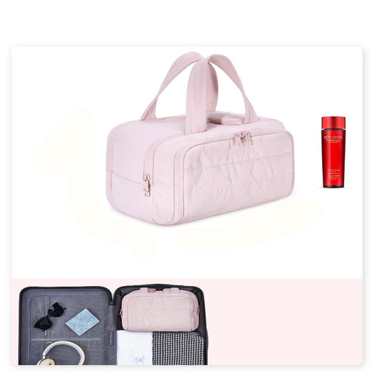 4-in-1 Bolsa multifuncional para toalete feminina