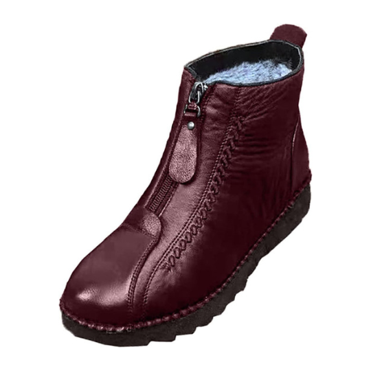 Giulia™ Sapatos de couro artesanais antiderrapantes femininos