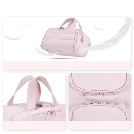 4-in-1 Bolsa multifuncional para toalete feminina