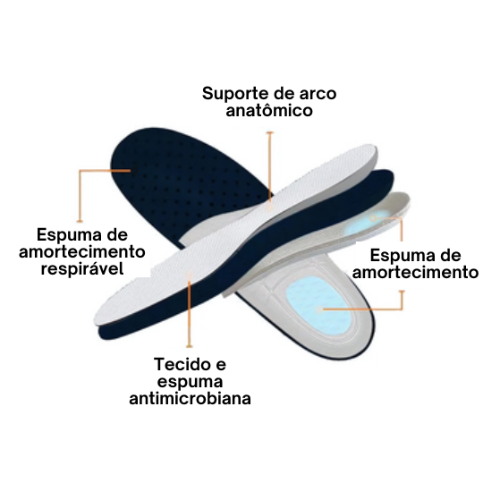 ErgoStep™ Sapatos Ortopédicos