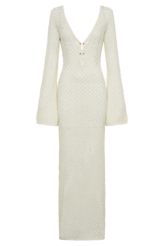 Gina™ Vestido branco elegante