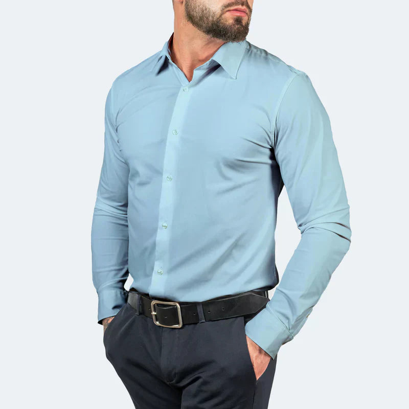 Camisa slim fit resistente a rugas