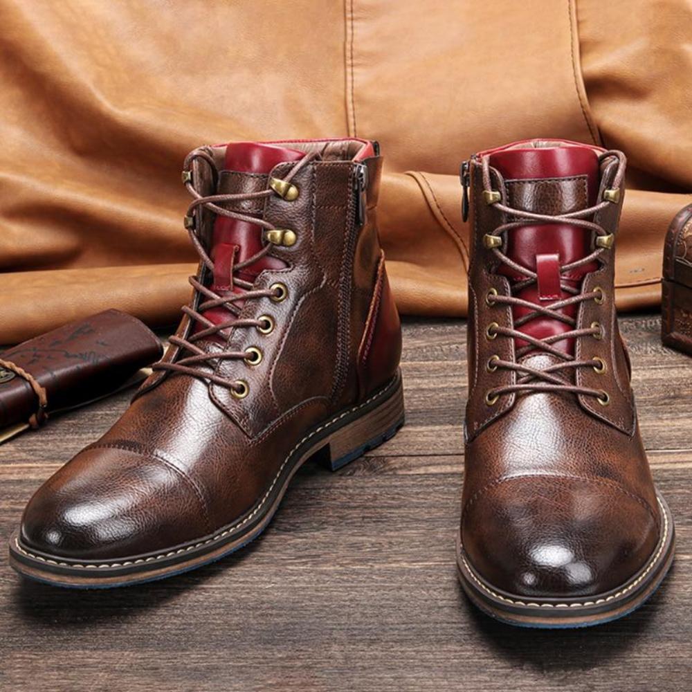 Leo™ Botas Oxford de couro premium feitas à mão