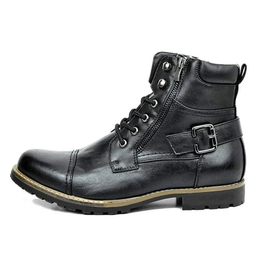 Constable™ botas de couro com cadarço