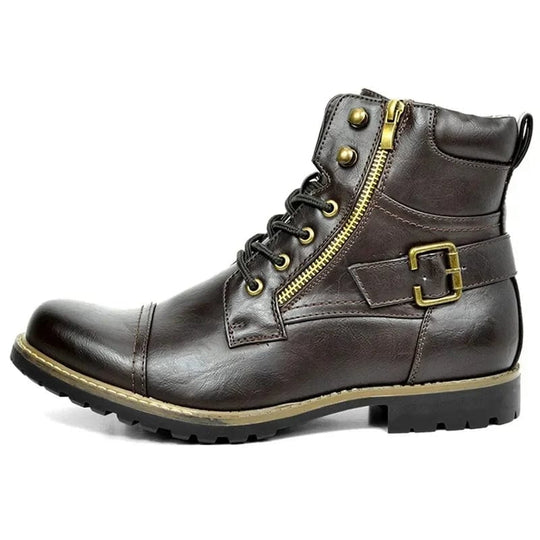 Constable™ botas de couro com cadarço