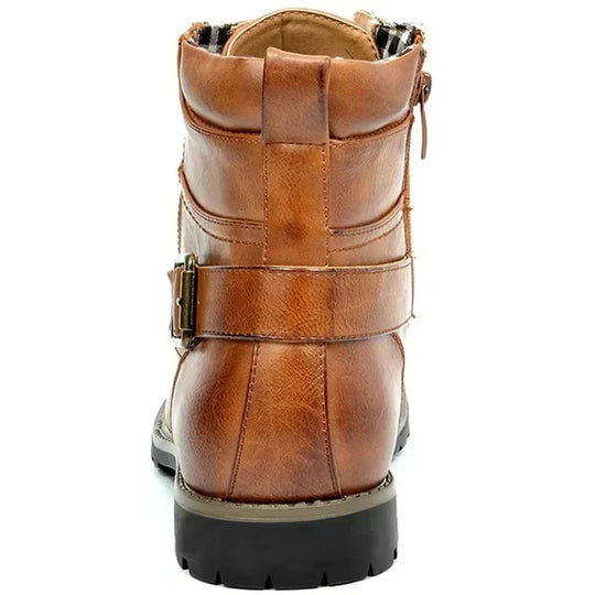 Constable™ botas de couro com cadarço