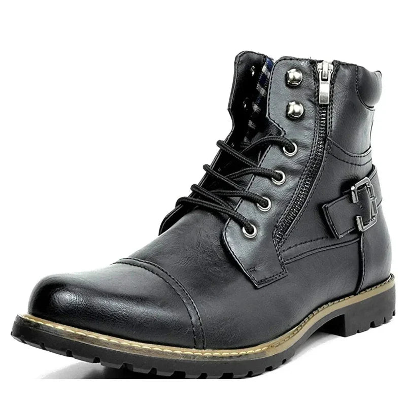 Constable™ botas de couro com cadarço