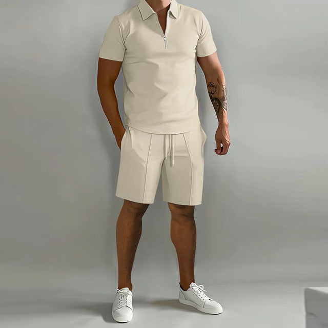 Icon™️ Polo com conjunto de shorts