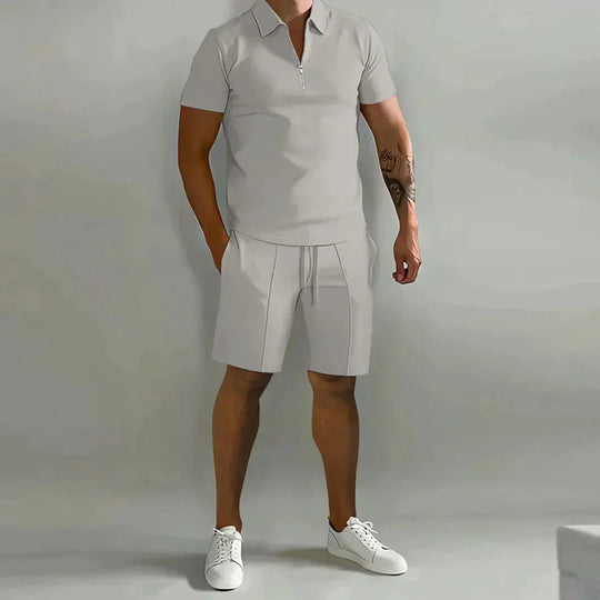 Icon™️ Polo com conjunto de shorts