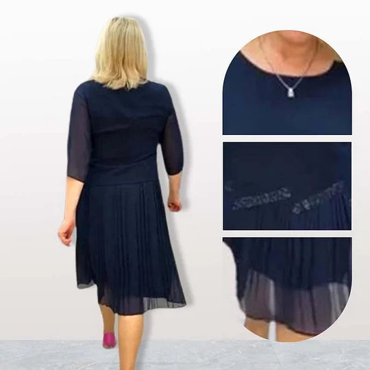 Aura™ Vestido elegante e arejado com pregas para mulher