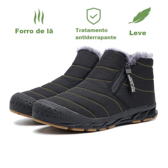 Jalo Pro™ Botas de neve antiderrapantes e impermeáveis com forro em pele sintética