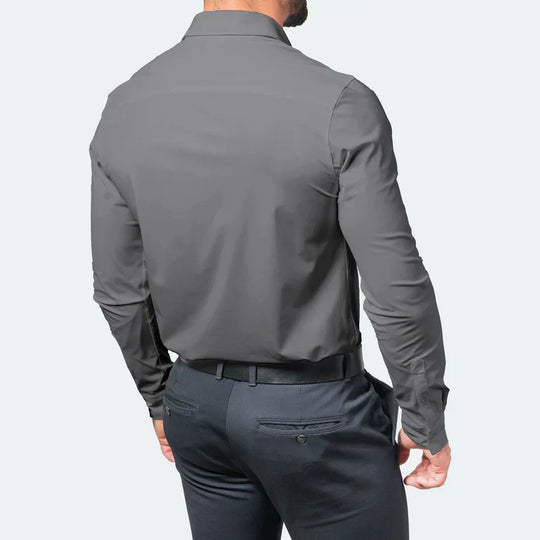 Camisa slim fit resistente a rugas