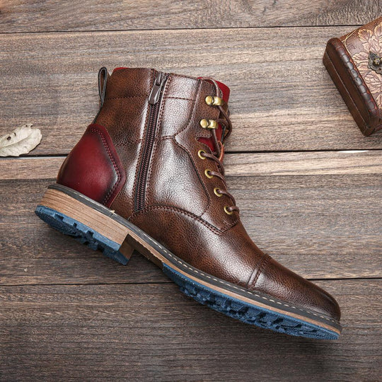 Leo™ Botas Oxford de couro premium feitas à mão