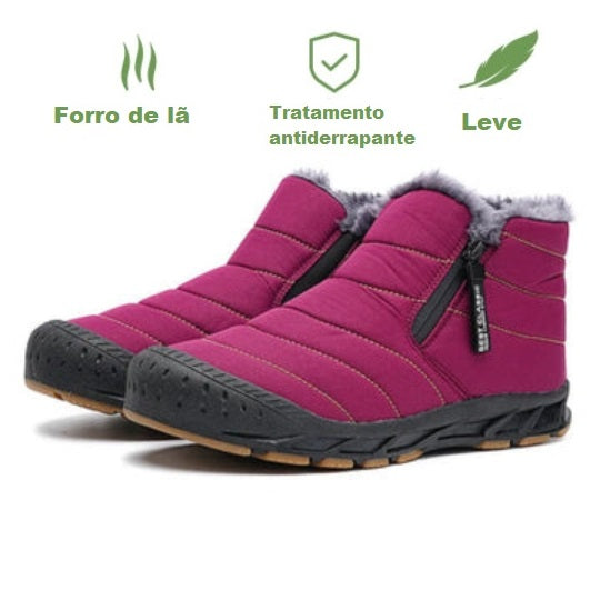 Jalo Pro™ Botas de neve antiderrapantes e impermeáveis com forro em pele sintética