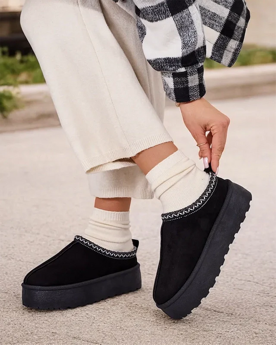 Frostella™ Botas femininas curtas em estilo bota de neve