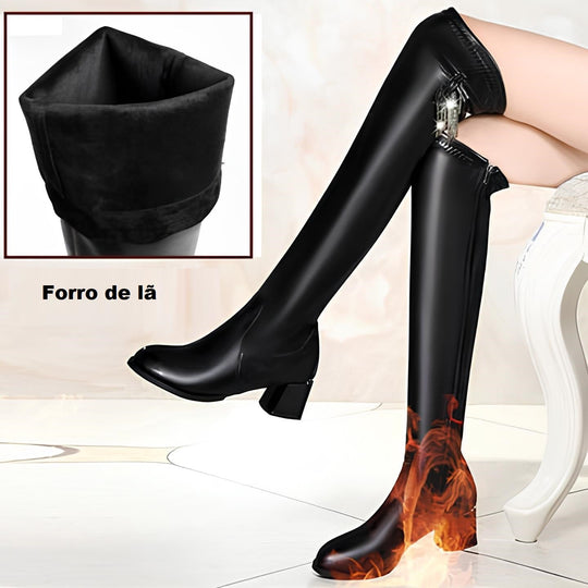 Helmi™ Botas de couro quentes para mulher