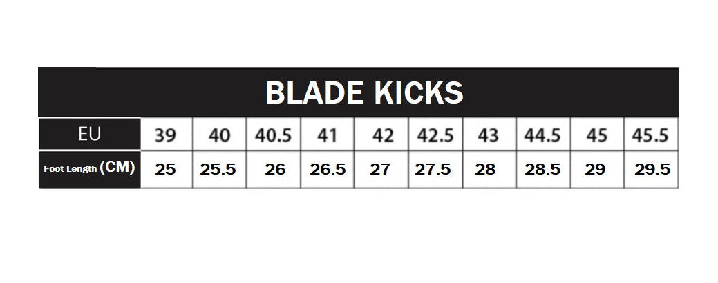 BLADE KICKS Preto+8CM Elevação