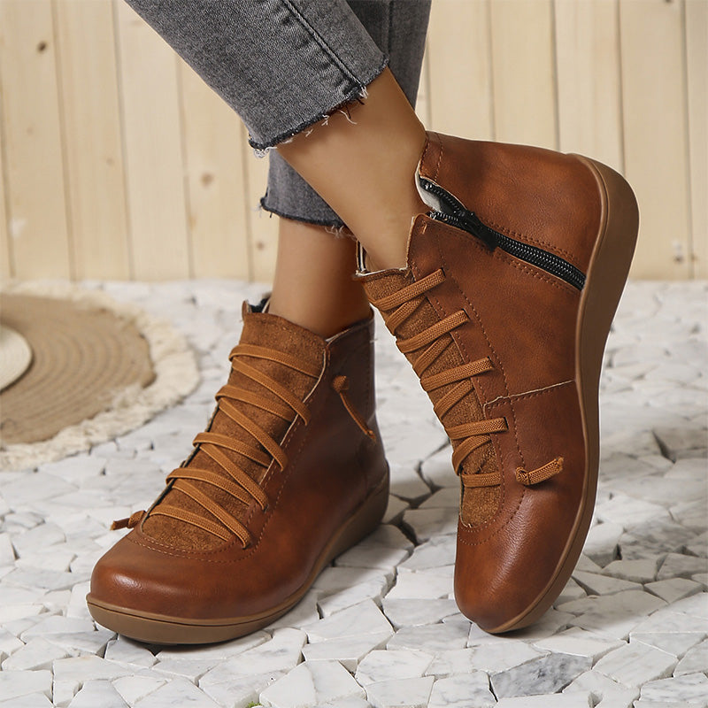 Caren Pro™ Botas antiderrapantes para mulher, confortáveis e de estilo vintage