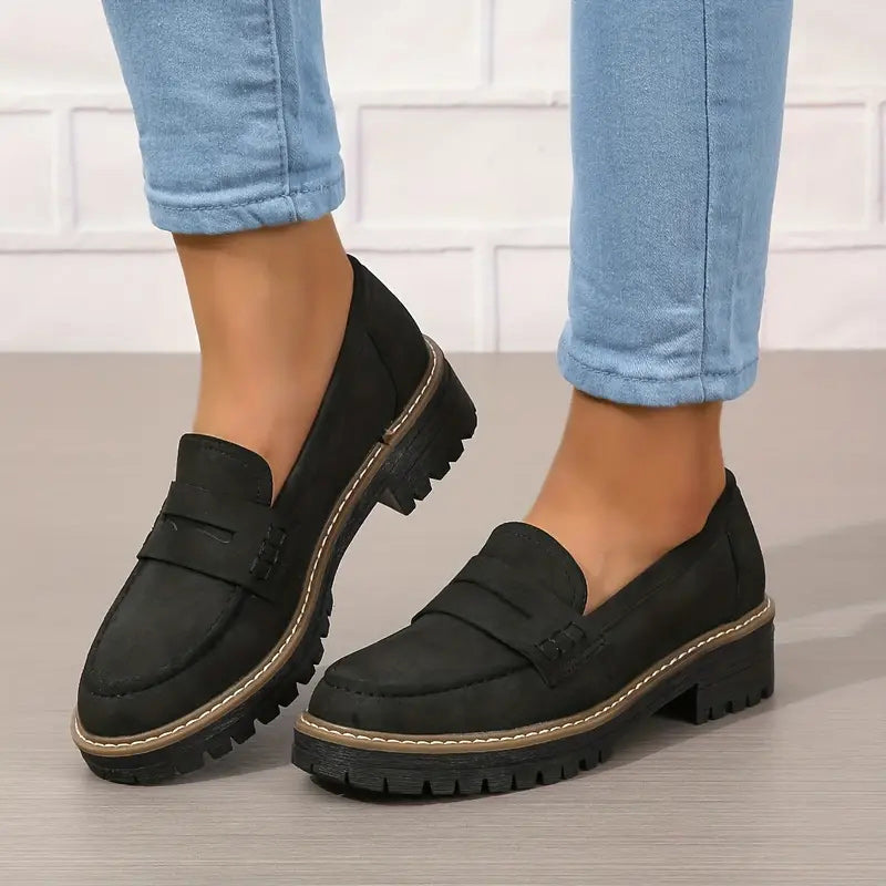 Lena™ Mocassins Chunky Ergonômicos